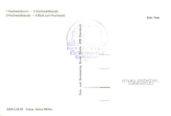 Oybin Hochwaldturm Hochwaldbaude Blick zum Ho – Bild 2