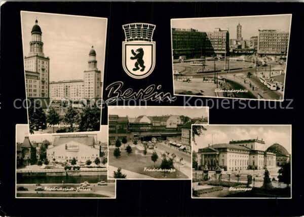 Berlin Frankfurter Tor Alexanderplatz Friedric