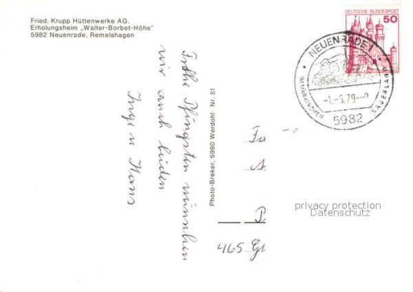 Neuenrade Erholungsheim Walter Borbet Höhe – Bild 2