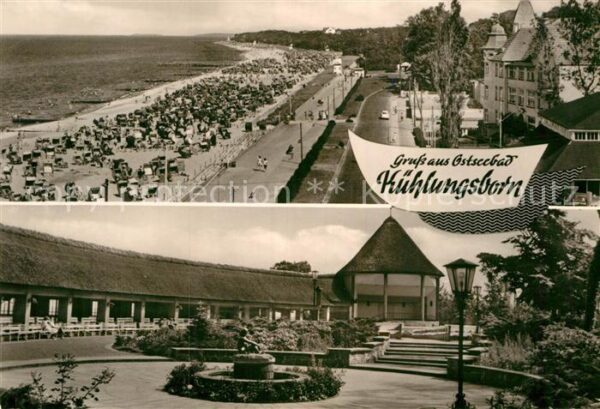 Kuehlungsborn Ostseebad Strandpartie Kuranlagen