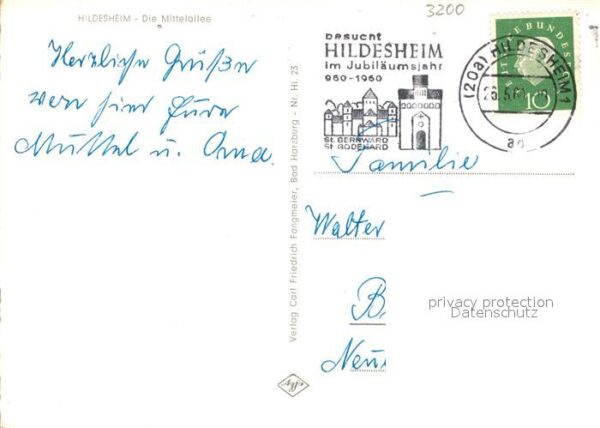 Hildesheim Die Mittelallee – Bild 2