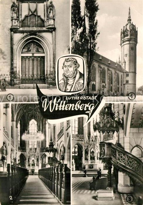 Wittenberg Lutherstadt Thesentür Schlosskirche Luthers Grab