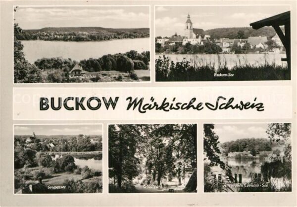 Buckow Maerkische Schweiz Schermützelsee Buckow See Griebensee St