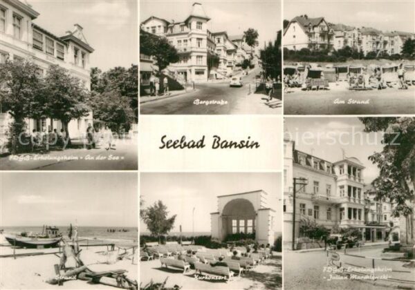 Bansin Ostseebad FDGB Erholungsheim An der See Bergstras