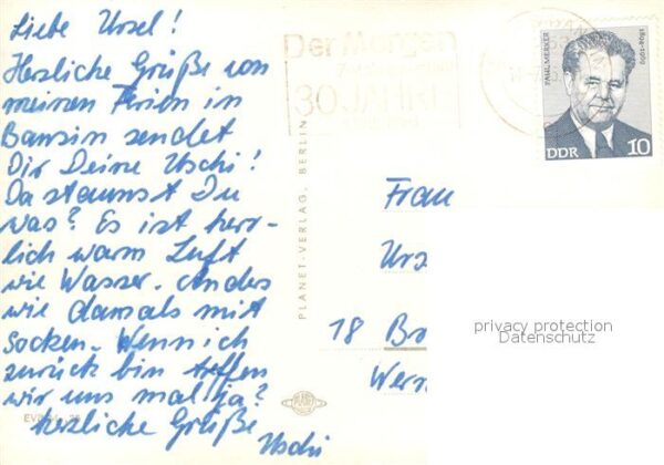 Bansin Ostseebad FDGB Erholungsheim An der See Bergstras – Bild 2