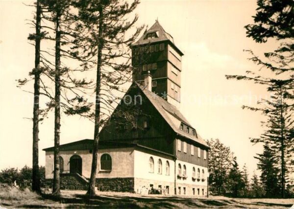 Baerenstein Annaberg-Buchholz Berghaus auf dem Bärenstein