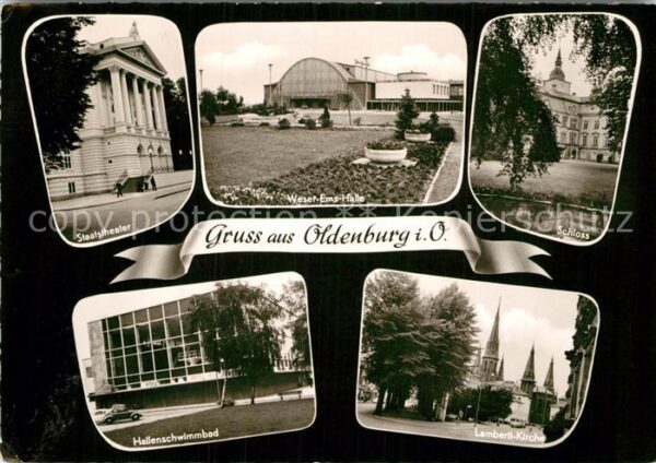 Oldenburg Niedersachsen West Ems Halle Schloss Hallenschwimmbad