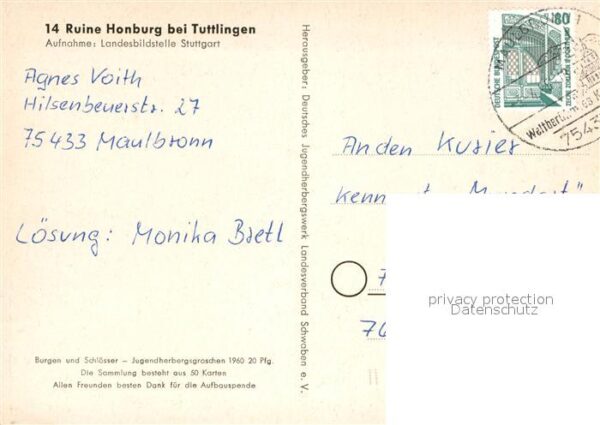 Tuttlingen Ruine Honburg – Bild 2