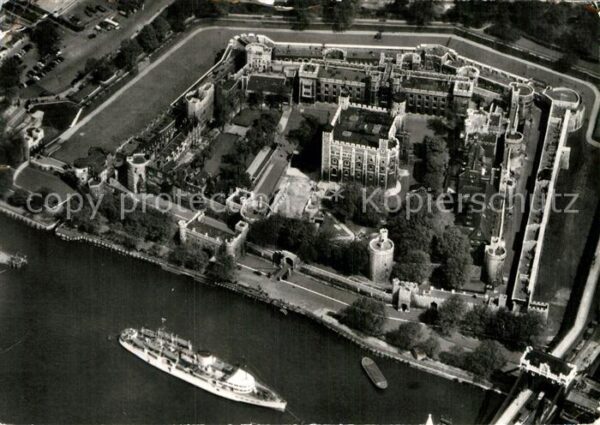 London Der Tower Fliegeraufnahme