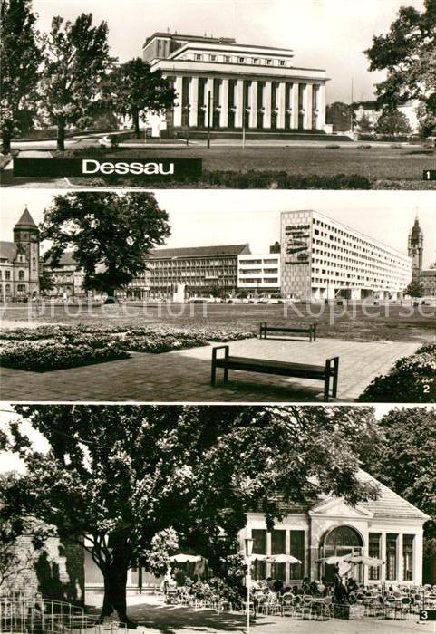Dessau-Rosslau Landestheater Wilhelm Pieck Strasse Tee