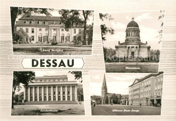 Dessau-Rosslau Schloss Mosighau Mausoleum Landestheate