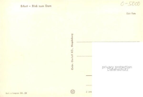 Erfurt Panorama mit Dom – Bild 2