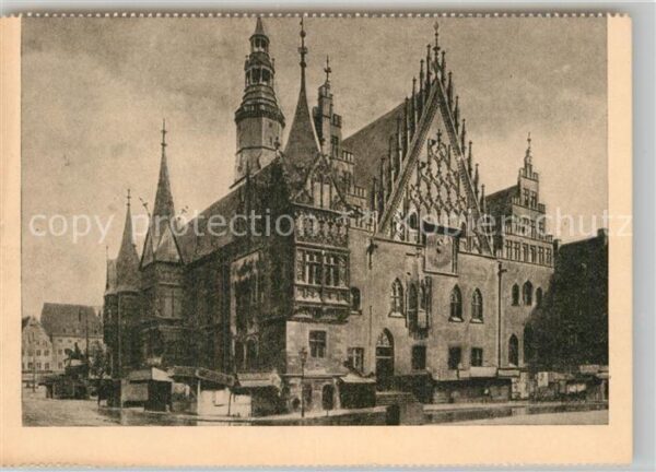 Breslau Niederschlesien Rathaus