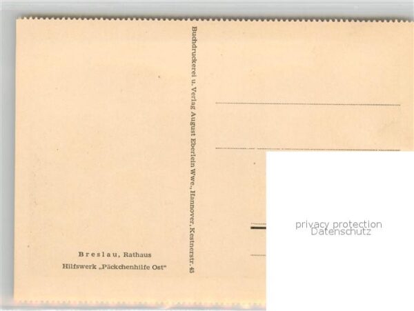 Breslau Niederschlesien Rathaus – Bild 2