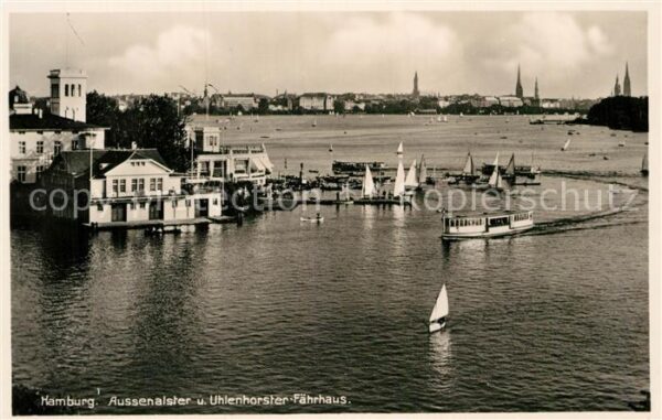 Hamburg Aussenalster und Uhlenhorster Fährhaus