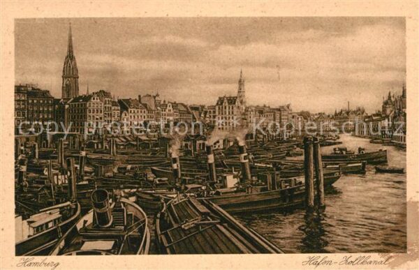Hamburg Hafen Zollkanal