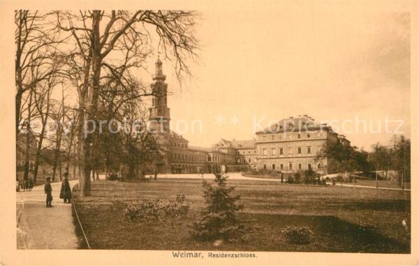 Weimar Thueringen Residenzschloss