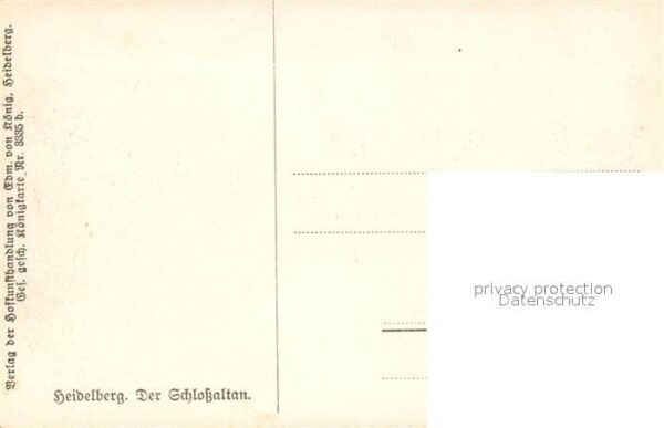 Heidelberg Neckar Der Schlossaltan – Bild 2