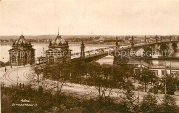 Mainz Rhein Strassenbrücke