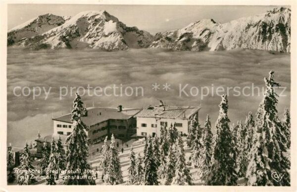 Bad Reichenhall Berghotel Predigstuhl mit Zwiesel und H