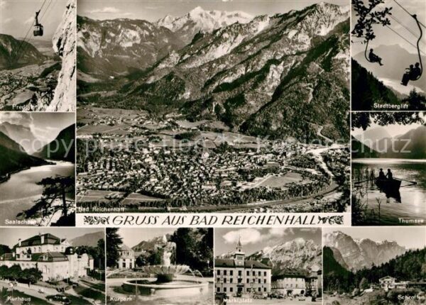 Bad Reichenhall Predigtstuhl Saalachsee Stadtblick Lift