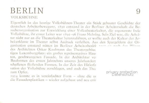 Berlin Volksbühne – Bild 2