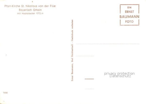 Bayerisch Gmain Pfarrkirche St Nikolaus von der Flüe – Bild 2