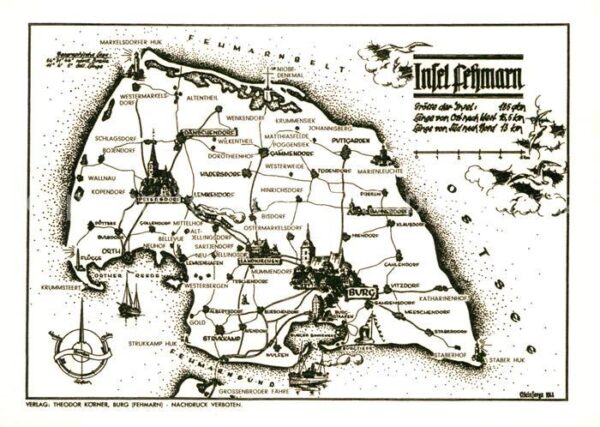 Burg Fehmarn Inselkarte