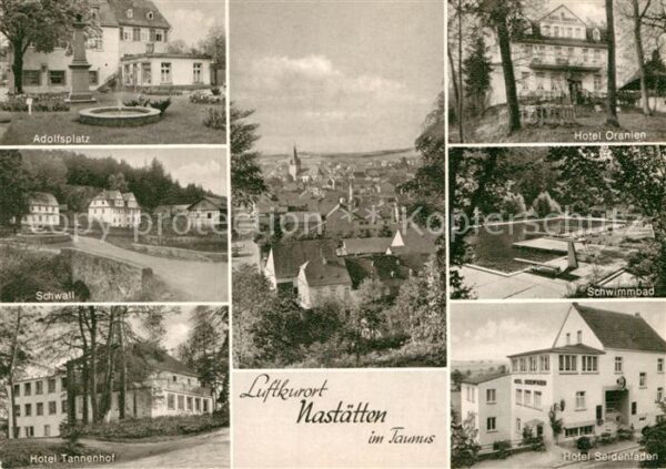 Nastaetten Taunus Adolfsplatz Hotel Oranien Schwall Schwi