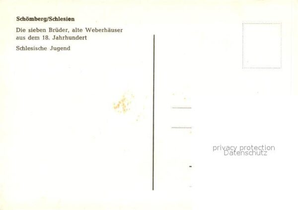 Schoemberg Schlesien Alte Weberhäuser Die sieben Brüder – Bild 2