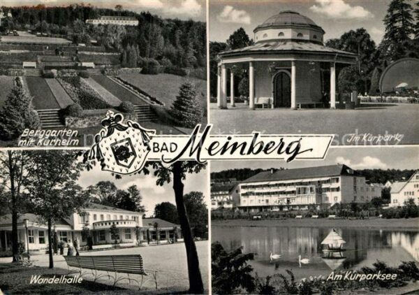 Bad Meinberg Berggarten mit Kurheim Kurpark Wandelha