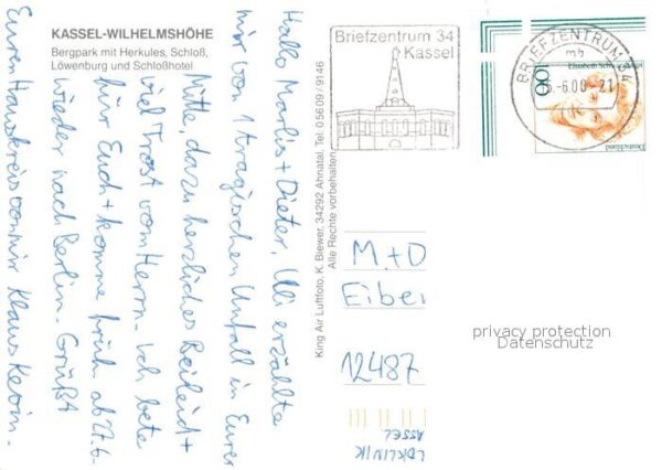 Wilhelmshoehe Kassel Bergpark mit Herkules Schloss Löwenburg – Bild 2
