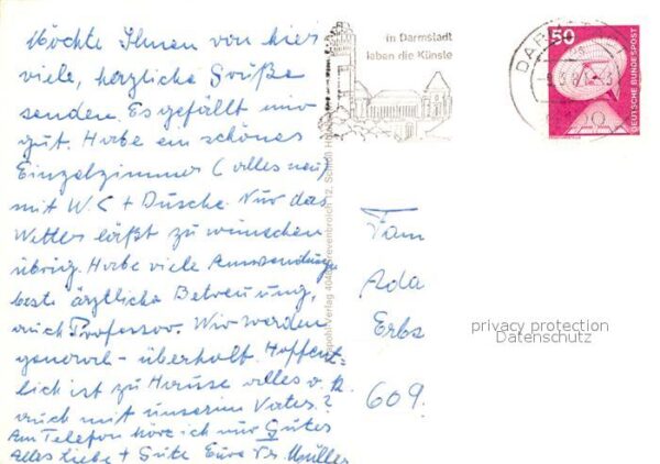 Bad Koenig Odenwald Parksanatorium Brunnen Park Speisesaal – Bild 2
