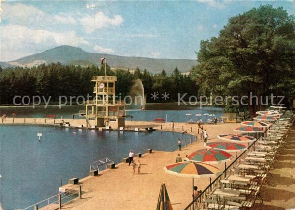 Grossschoenau Sachsen Waldstrandbad