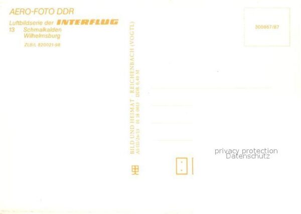 Schmalkalden Wilhelmsburg Fliegeraufnahme – Bild 2
