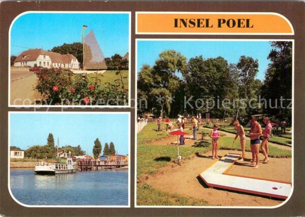 Insel Poel Wismarsche Strasse Anlegestelle der Wei