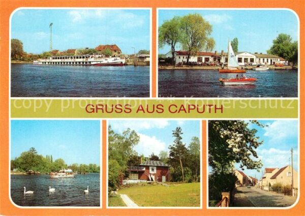 Caputh Dampferanlegestelle Gaststätte Strandba