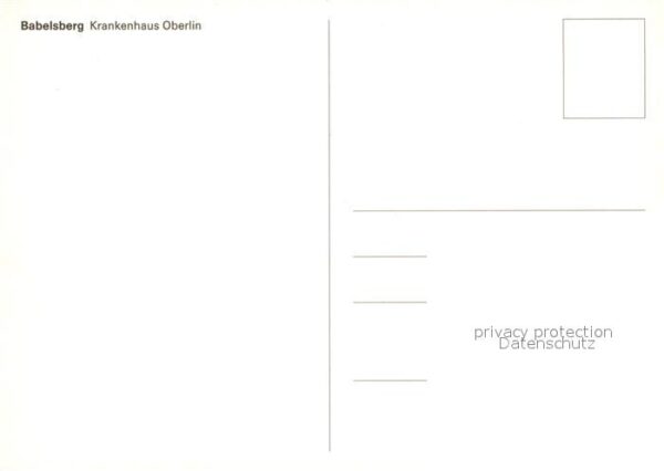 Babelsberg Krankenhaus Oberlin – Bild 2