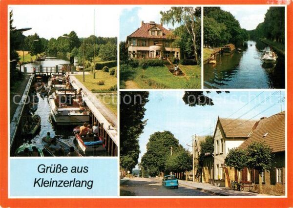 Kleinzerlang Schleuse Wolfsbruch am Hüttenkanal Cafe