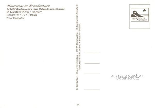 Niederfinow Schiffshebewerk Fliegeraufnahme – Bild 2