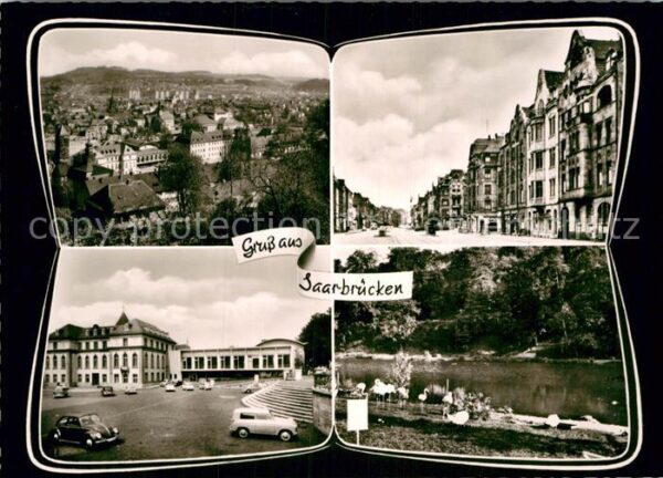 Saarbruecken Panorama Teilansichten