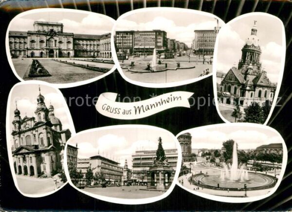 Mannheim Bauwerke Teilansichten