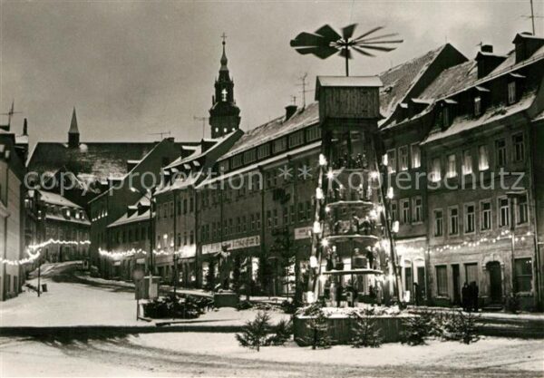 Schneeberg Erzgebirge zur Weihnachtszeit