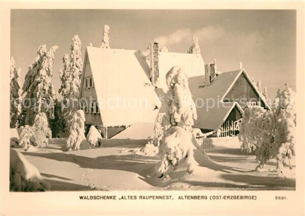 Altenberg Erzgebirge Waldschenke Altes Raupennest