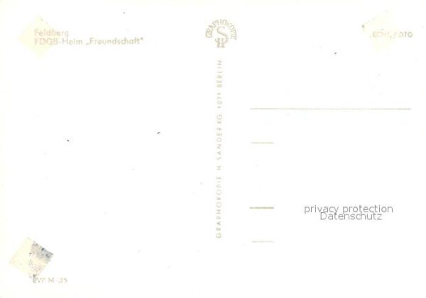 Feldberg Mecklenburg FDGB Erholungsheim Freundschaft – Bild 2