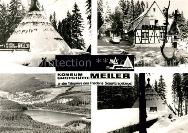 Sosa Erzgebirge Konsum Gaststätte Meiler Talsperre