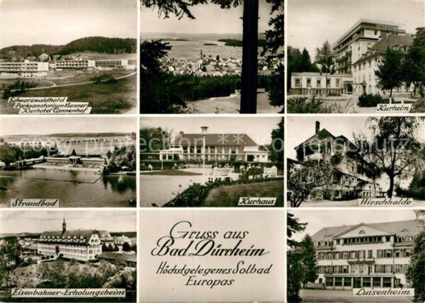 Bad Duerrheim Parksanatorium Benner Kurhotel Tannenho
