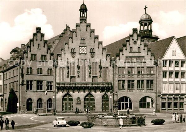 Frankfurt Main Römer Rathaus Gerechtigkeitsbrunnen