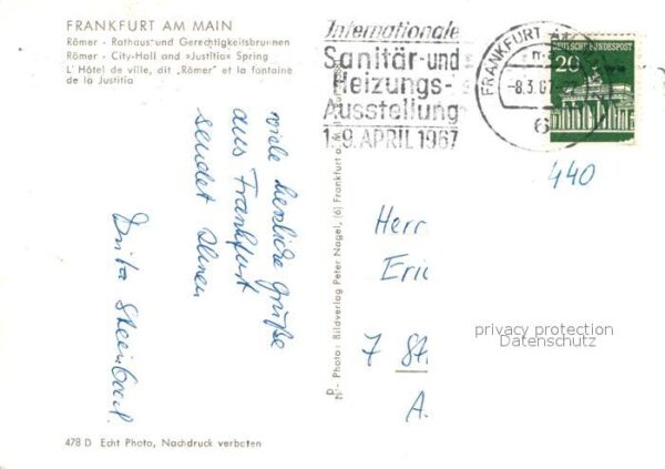 Frankfurt Main Römer Rathaus Gerechtigkeitsbrunnen – Bild 2