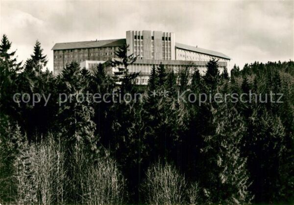 Oberhof Thueringen FDGB Erholungsheim Fritz Weineck